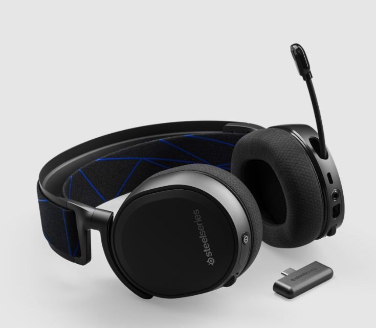 Tai nghe gaming Steelseries Arctis 7P Black cho PS5 và PS4