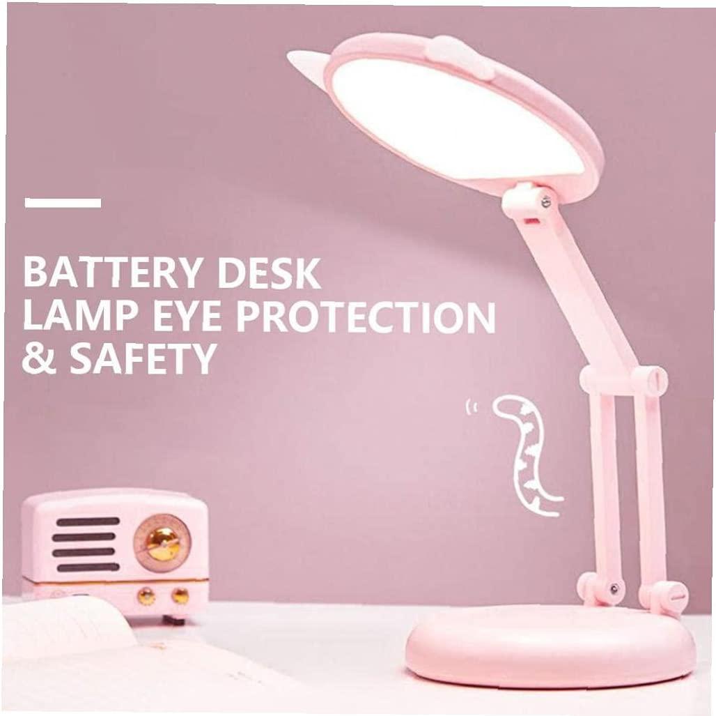 Đèn USB có thể gập lại với đèn bàn bảo vệ mắt tai mèo hoạt hình dễ thương