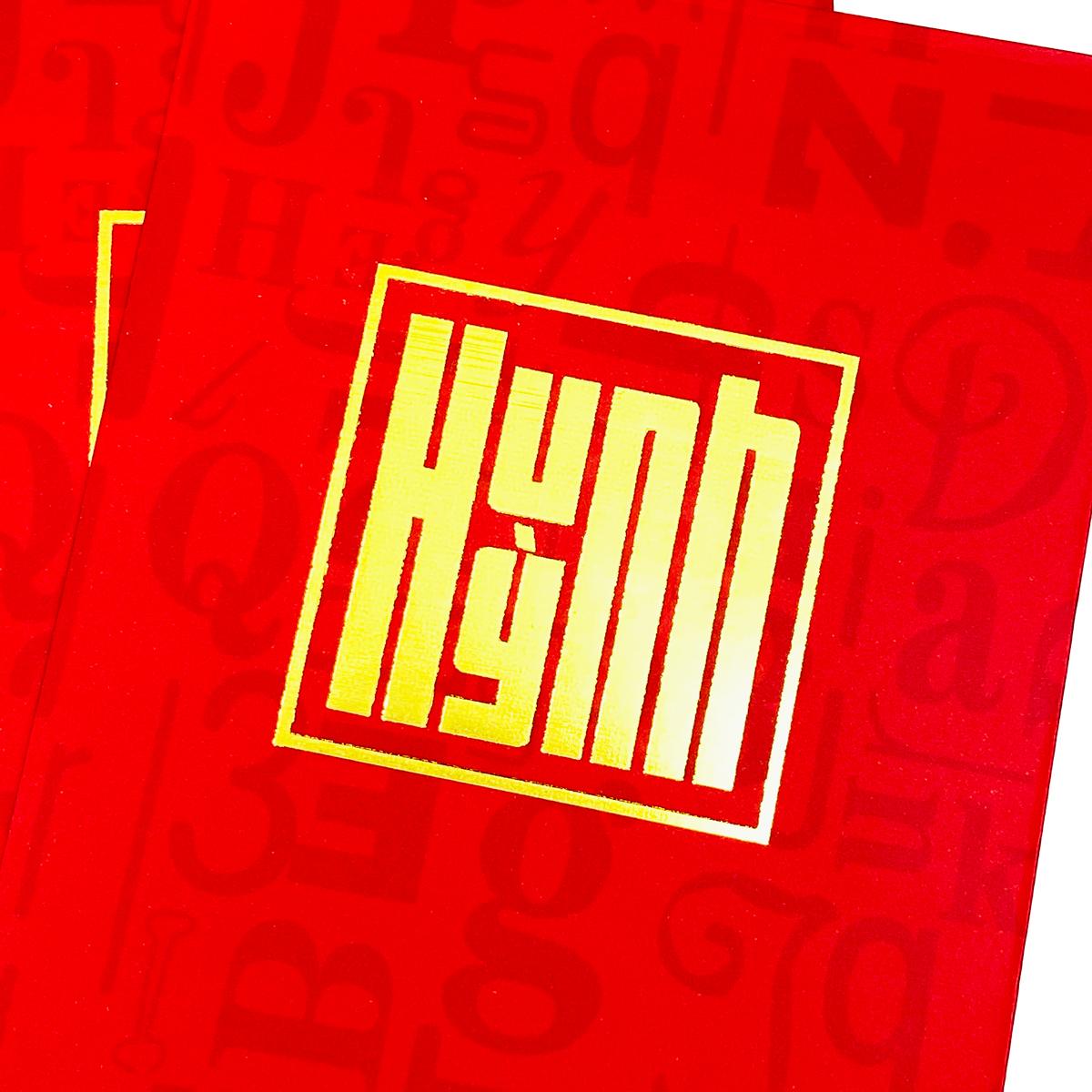 Bộ 5 Bao Lì Xì Tết Bính Ngọ 2026 - Futurebook L389 - Họ Huỳnh