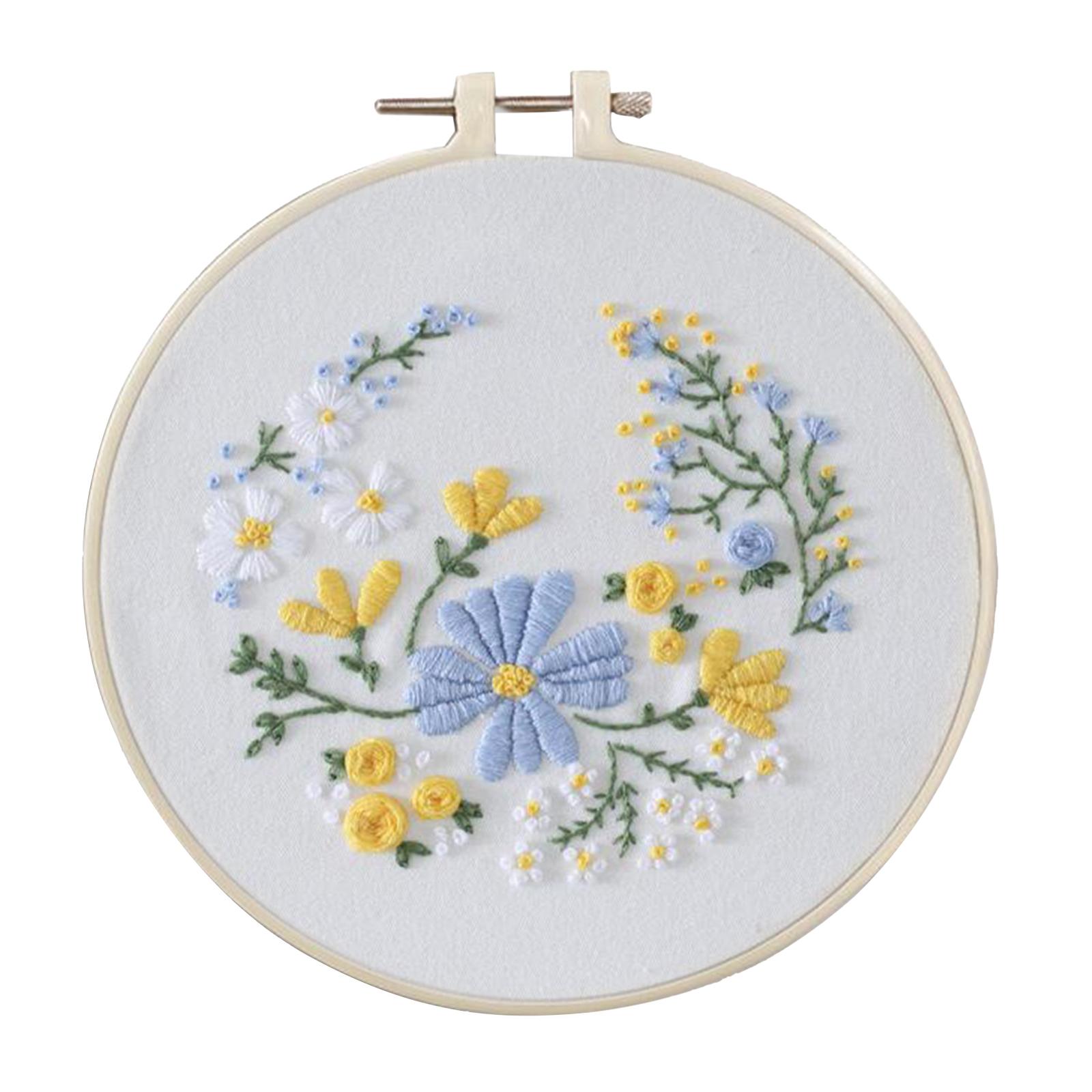 Full Range of Embroidery Starter Kits Cross Stitch Kit for Adult Flower1