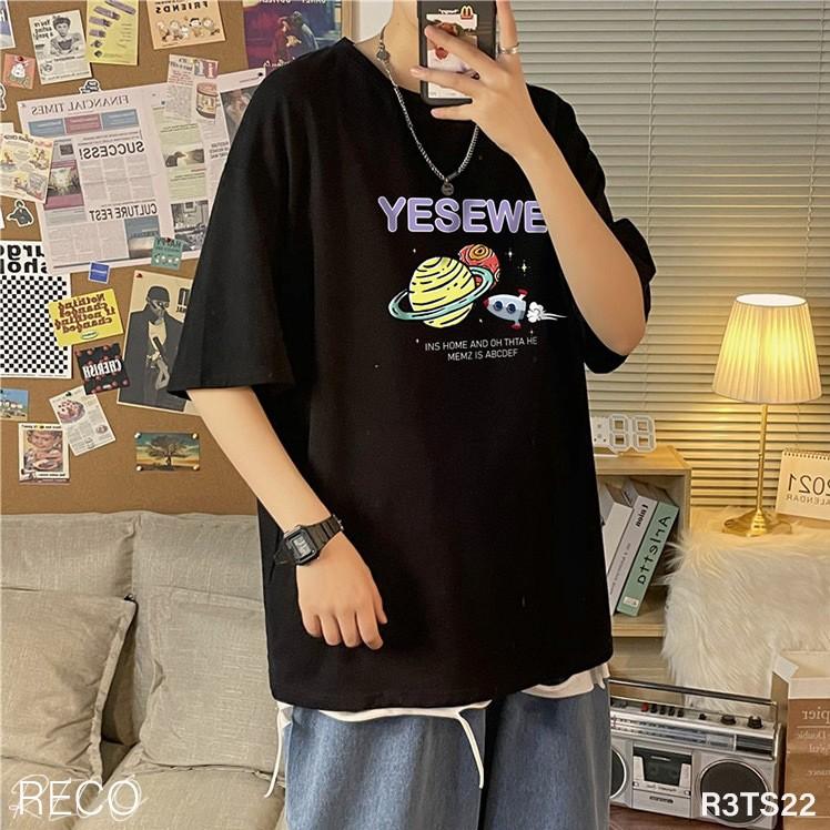Áo thun, phông nam Hàn Quốc cao cấp dáng rộng tay lỡ T-Shirt Loose R3TS22