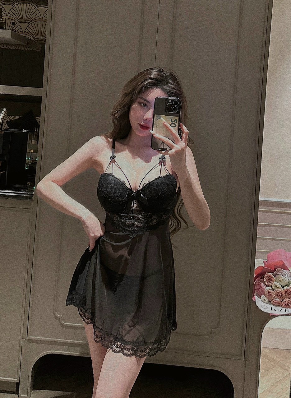 Váy Ngủ Nữ Xuyên Thấu - B.Lingerie