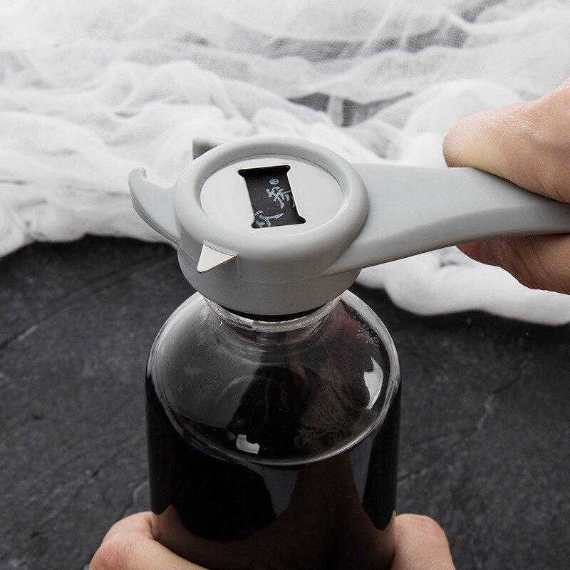 Stainless Steel Corkscrew Portable Can Opener Can Opener Beverage Cans Beer Opener Kitchen Gadgets Party Supplies 4 In 1