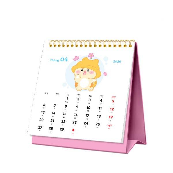Lịch Bàn Mini - 12 Con Giáp