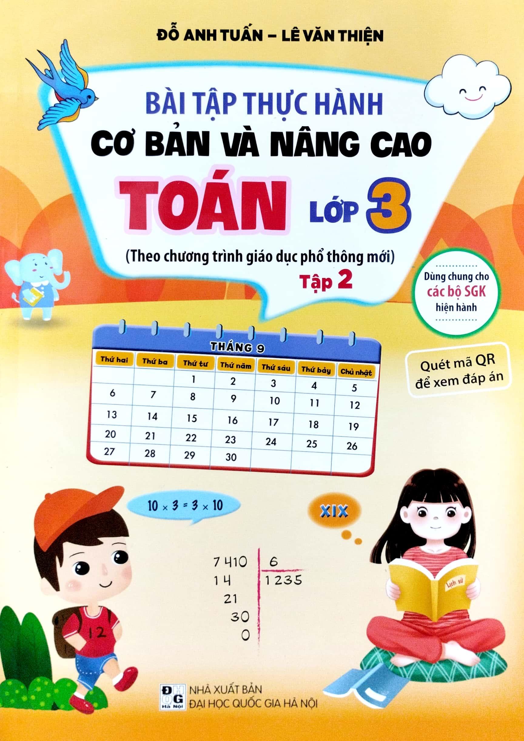 Bài Tập Thực Hành Cơ Bản Và Nâng Cao Toán Lớp 3 - Tập 2