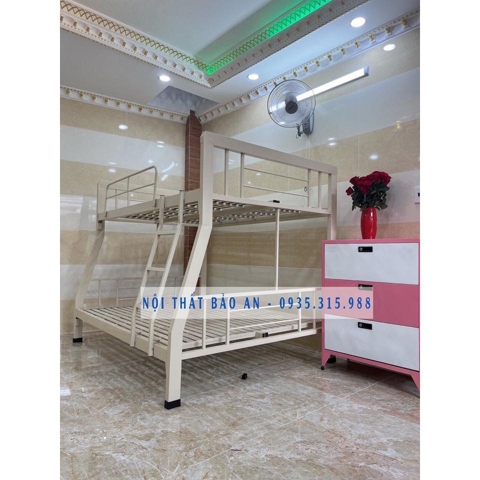 Giường sắt Tầng BẢO AN Trên 1m2 Dưới 1m4 Dài 2m