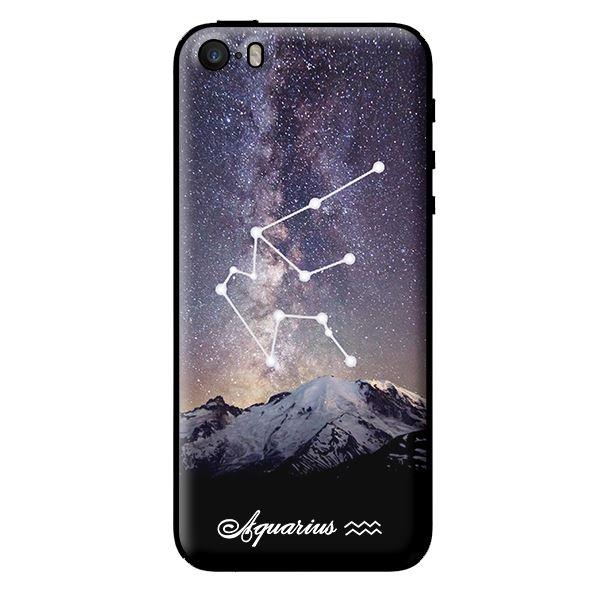 Ốp in cho iPhone 5s Cung Hoàng Đạo - Aquarius - Hàng chính hãng