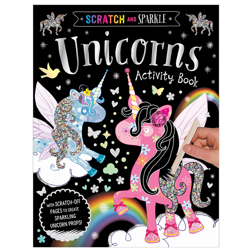 Scratch And Sparkle Unicorns Activity Book