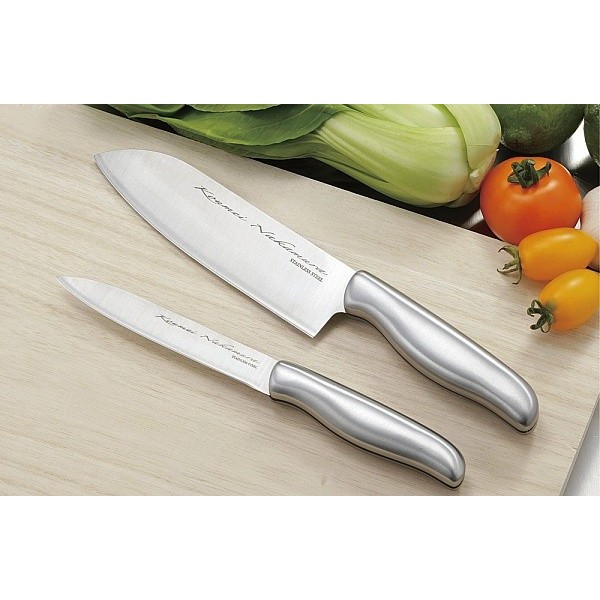 Set 2 chiếc dao làm bếp Nakamura , làm từ thép chống gỉ sét, chống ăn mòn, không chứa thành phần độc hại - nội địa Nhật Bản