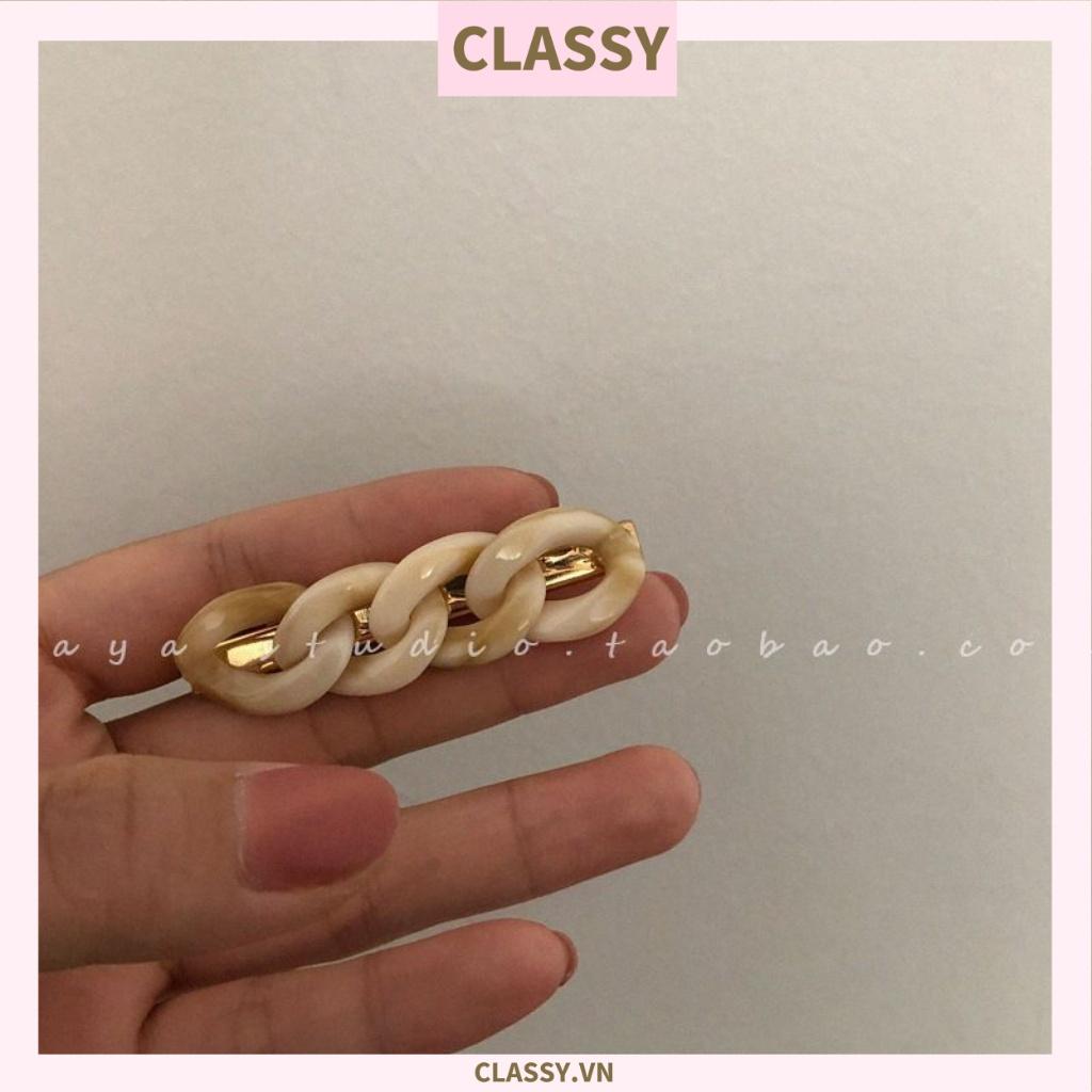 Bộ 02 Kẹp Tóc Họa tiết cẩm thạch sang trọng &amp; thanh lịch dành cho phái nữ Classy PK228