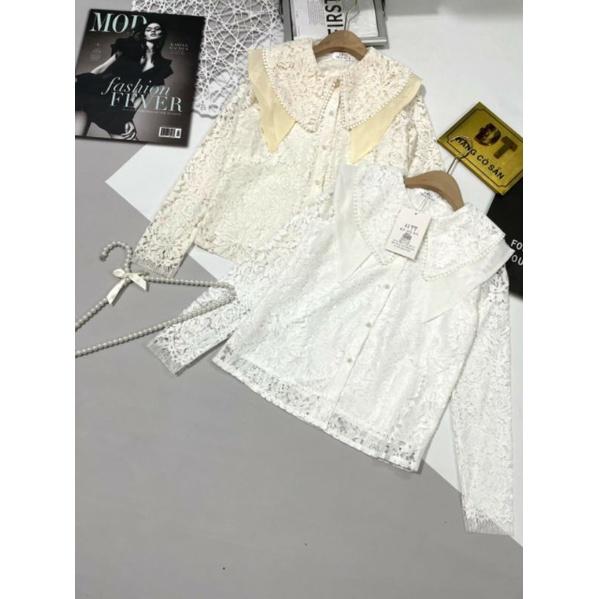 Áo ren 2 lớp, 2 lá cổ