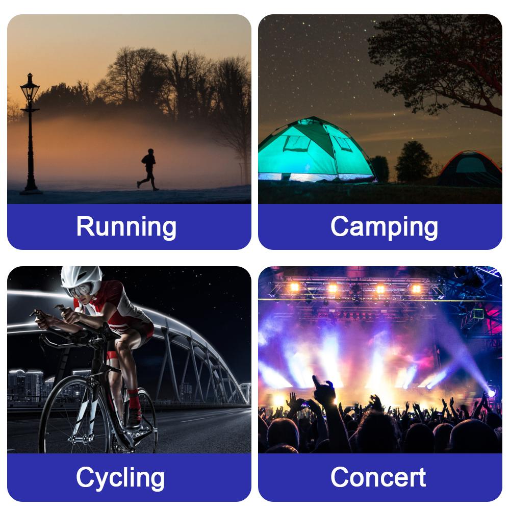LED Armband USB Rechargeable Running Arm Band Night Safety Running Cycling Gear