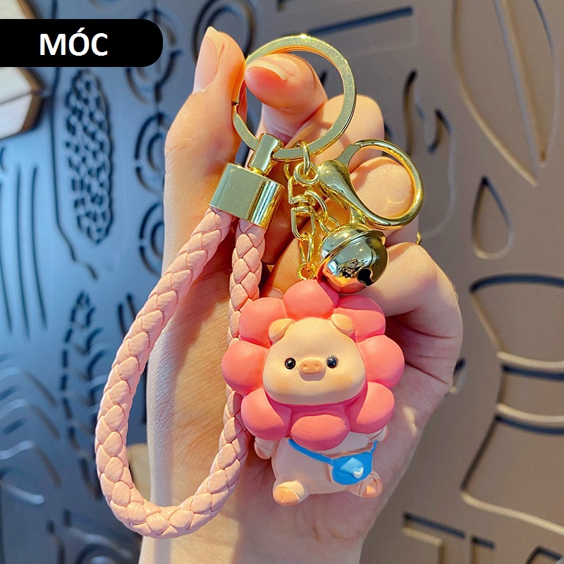 Móc khóa Heo đi học đáng yêu xịn xò