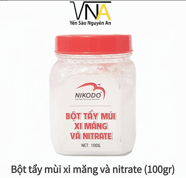 Bột tẩy mùi xi măng và nitrate (100g)