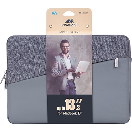 Túi chống sốc RivaCase Egmont Laptop Sleeve from 13 inch up to 13.3 inch 7903 - Hàng chính hãng