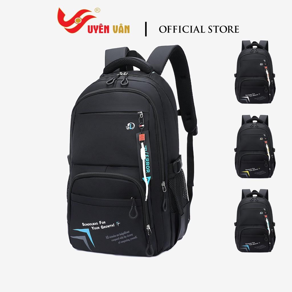 Balo basic đi học vải dù chống nước ba lô du lịch thời trang unisex cao cấp 9472