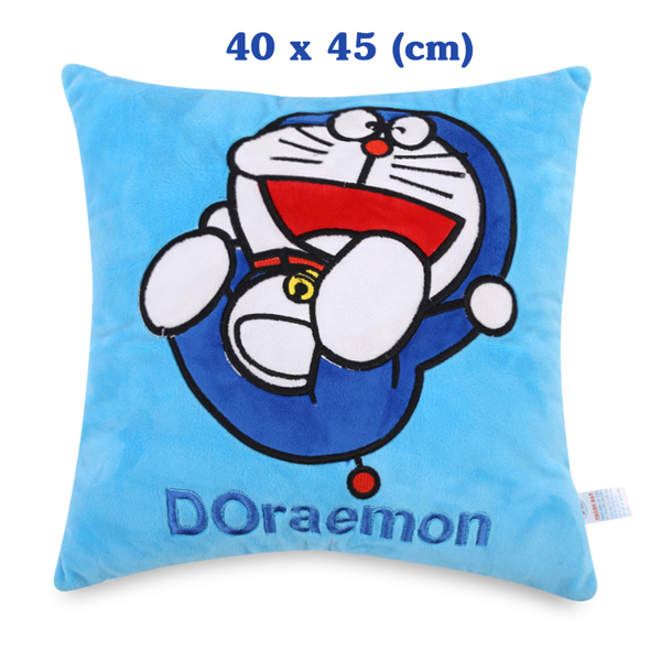 Gối Ôm Doremon Vuông (40 X 45 Cm) G26 (Xanh Dương)