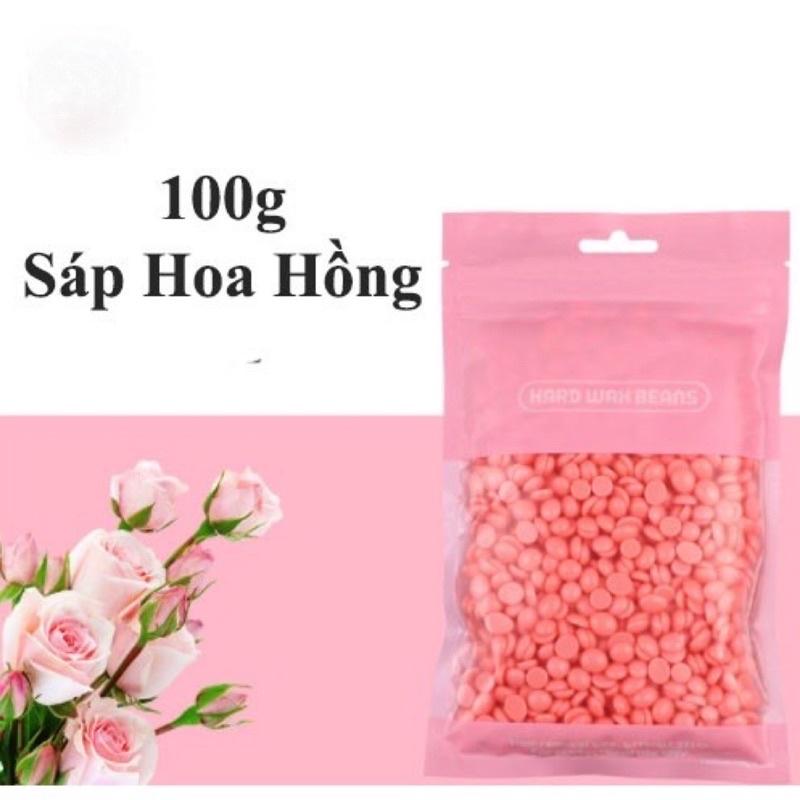 Sáp Wax Lông Cao Cấp Dạng hạng đậu bám mọi loại lông + tặng kèm que gỗ