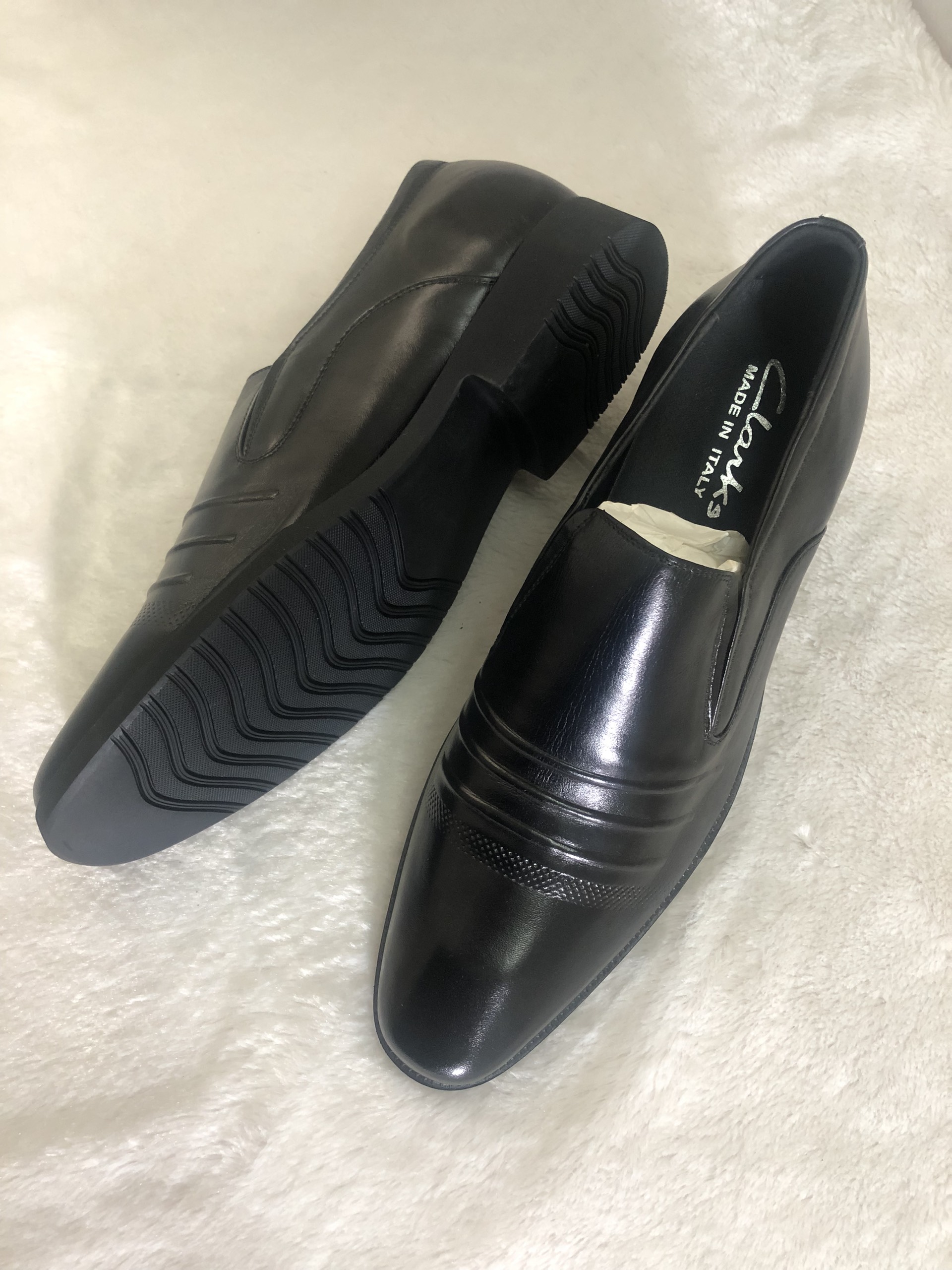 Giày da nam lười tăng chiều cao 6cm lẻ size lớn 43-SALE