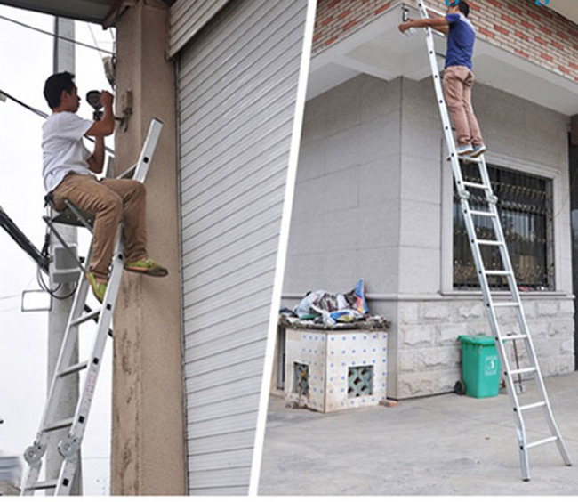 Thang nhôm xếp gia đình - 3m