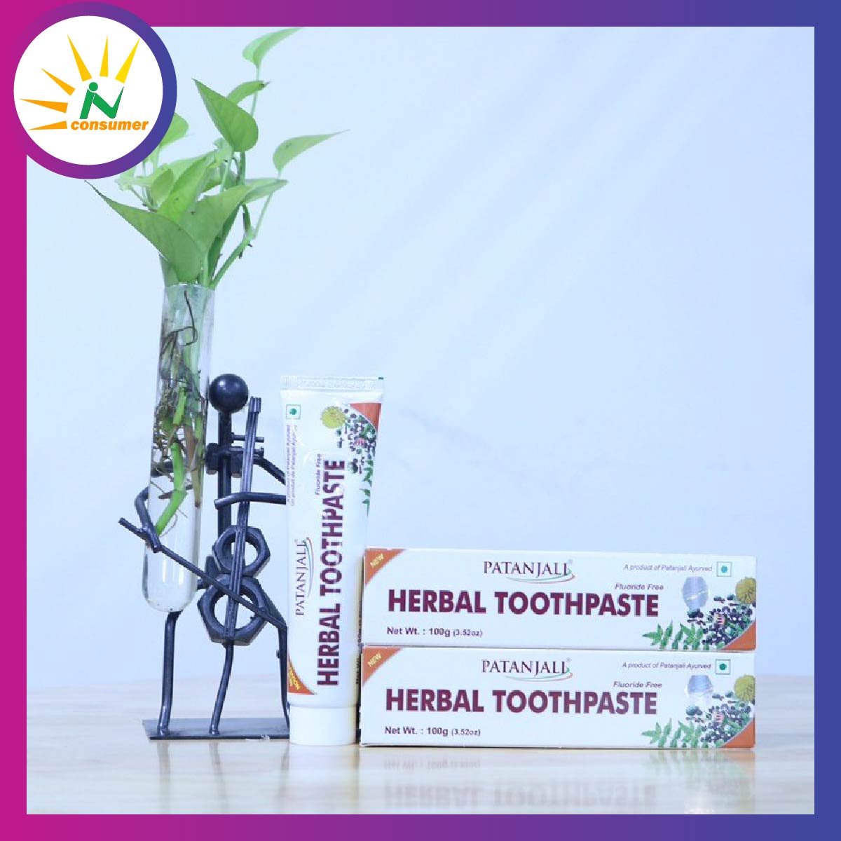 Kem đánh răng dược liệu Ấn Độ Patanjali Herbal Toothpaste