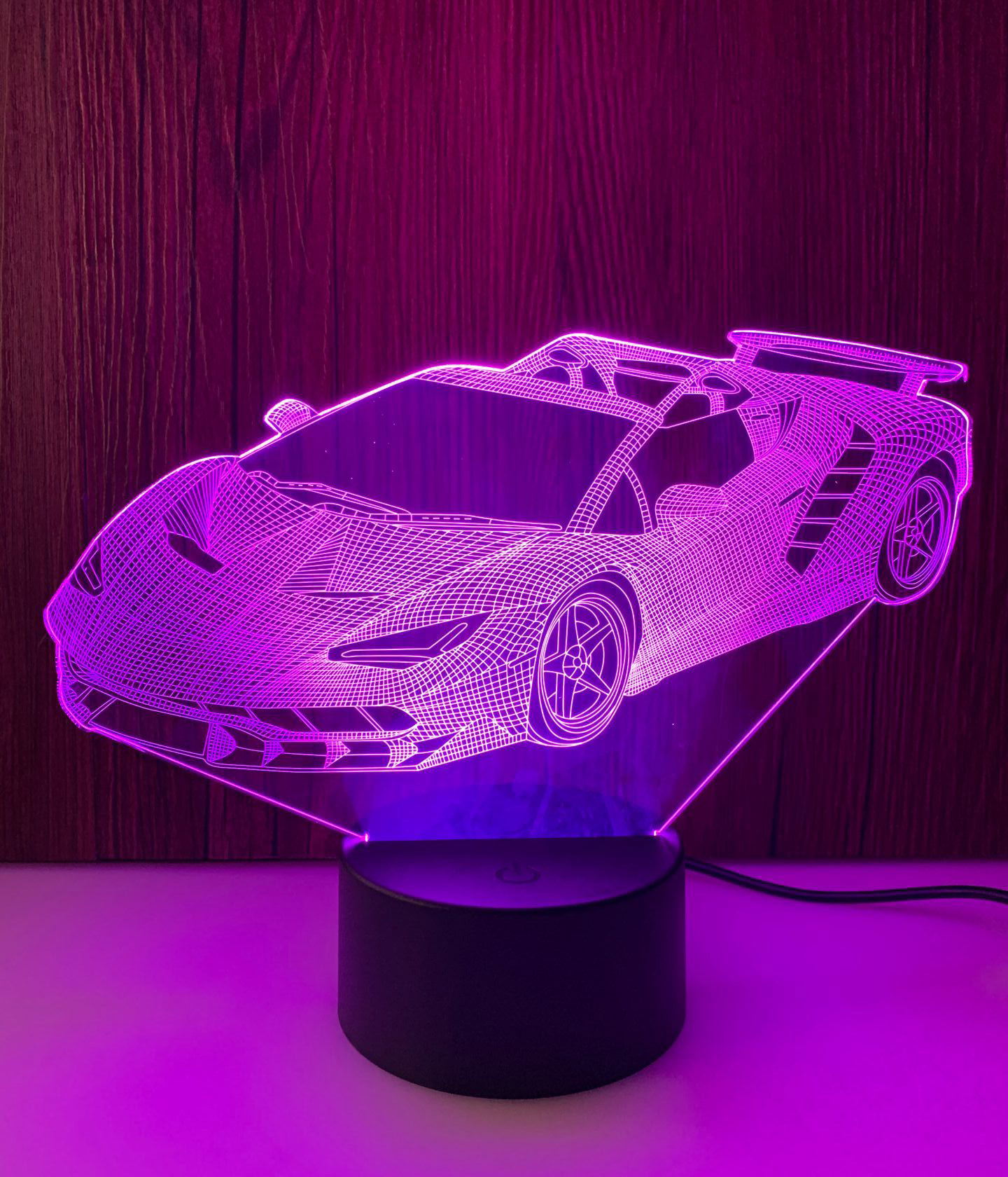 Đèn ngủ 3D - Ô tô công thức 1 có công tắc cảm ứng