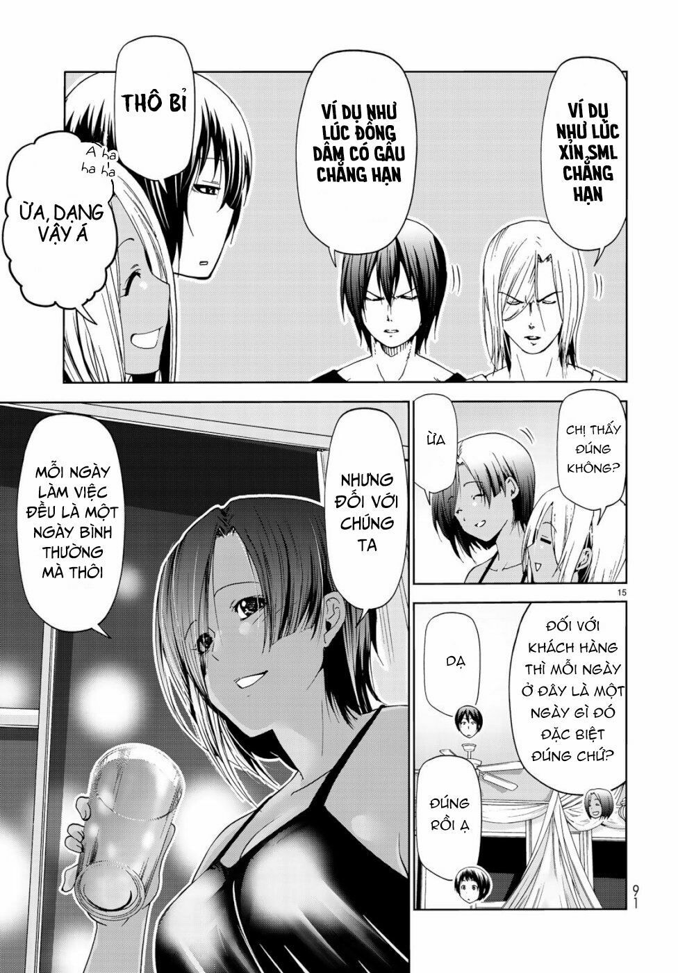 cô gái thích lặn - grand blue chapter 56 15