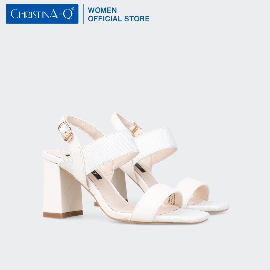 Giày Sandals Nữ Gót Trụ ChristinA-Q XDN291