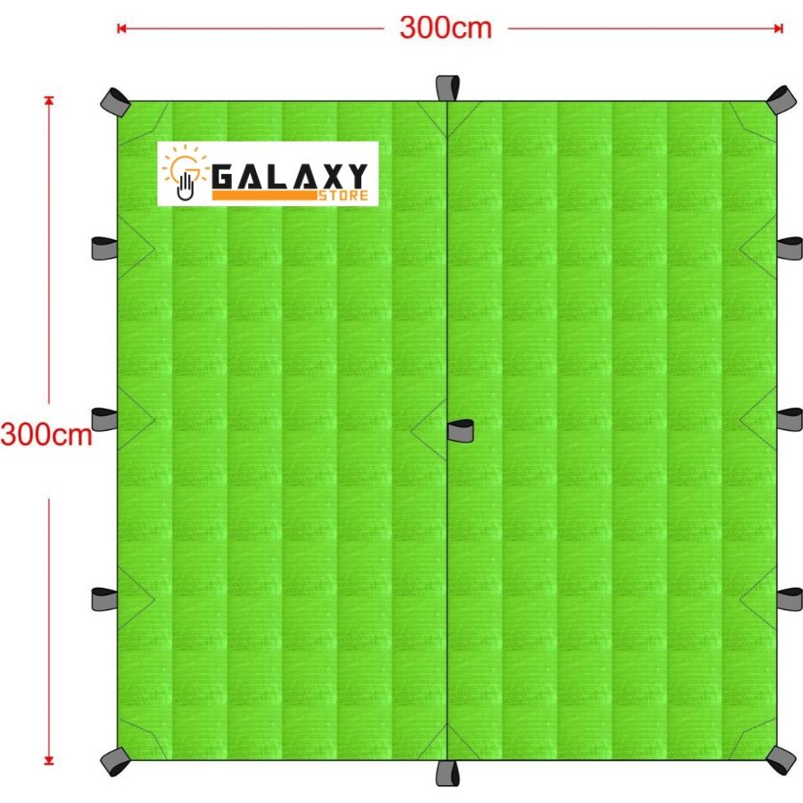 Tấm Tăng Che Mái Che Võng Che Lều Trại Lót Lều Dùng Dã Ngoại Phượt Cắm Trại Đa Năng Cao Cấp Galaxy Store GSTC01 - Hàng Chính Hãng