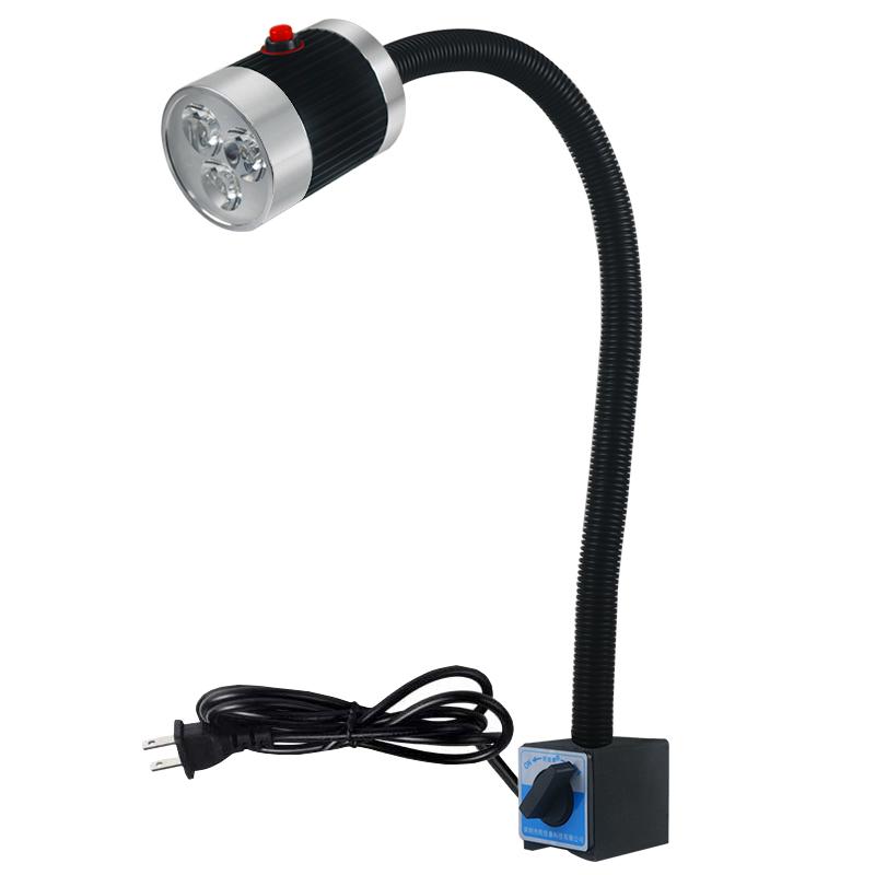 Đèn Led Máy CNC Đèn Làm Việc 24V 220V Cổ Ngỗng Hội Thảo Đèn Làm Việc Đế Từ/Vít Đèn Công Nghiệp Siêu Sáng