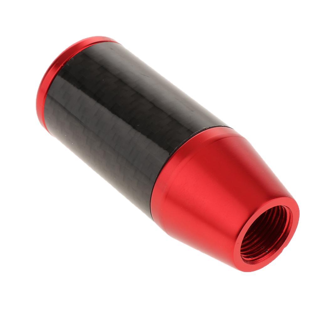 Auto Carbon fiber Manual Car Gear Stick Shifter Knob