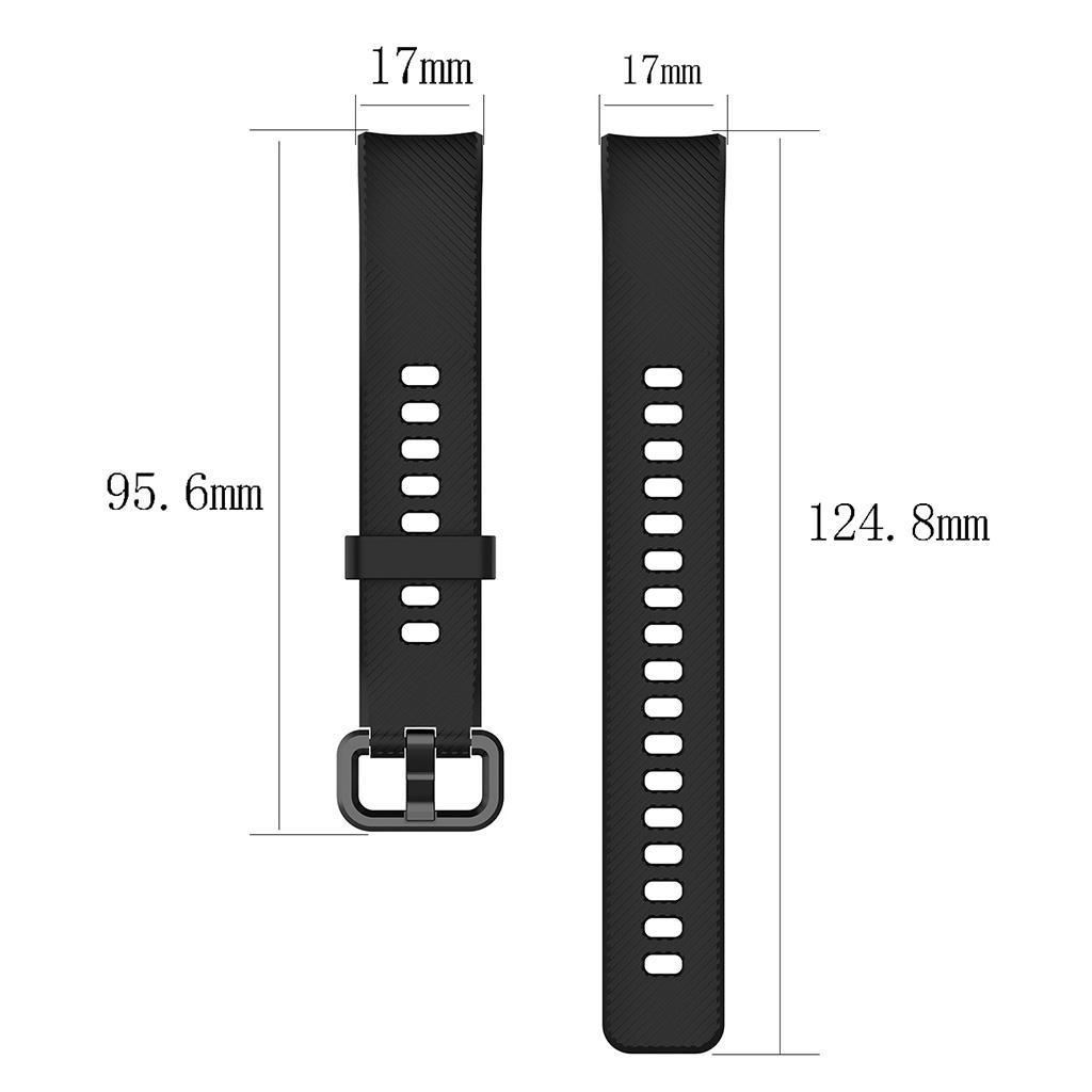 2 Pieces Silicone Band 17mm FOR Huawei honor 5 4 Smart Watch Black