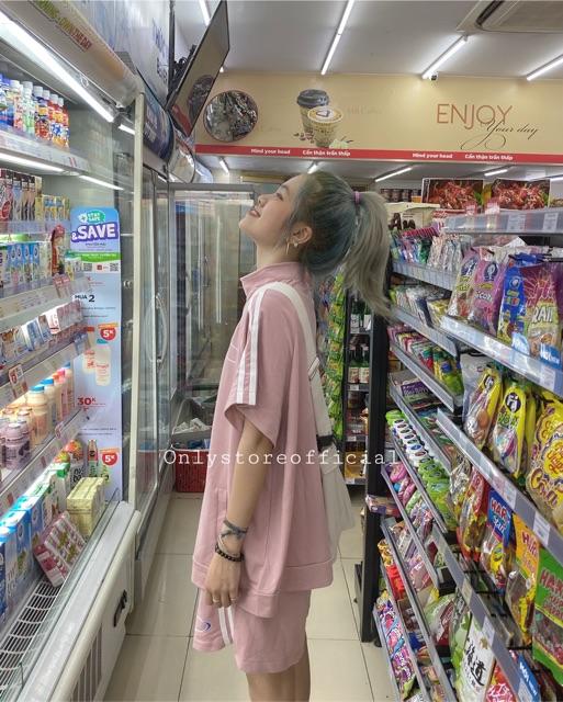Set thể thao hồng siêu xinh