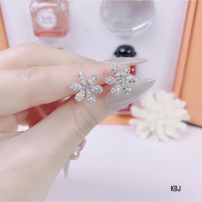Bông tai nữ siêu xinh, chất liệu bạc ta. Sáng đẹp lung linh- Bạc Nomi