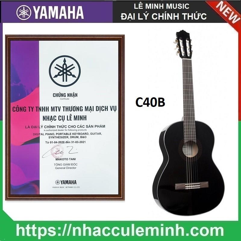 Đàn Guitar Classic Yamaha C40 đen ( Chính hãng bảo hành toàn quốc)