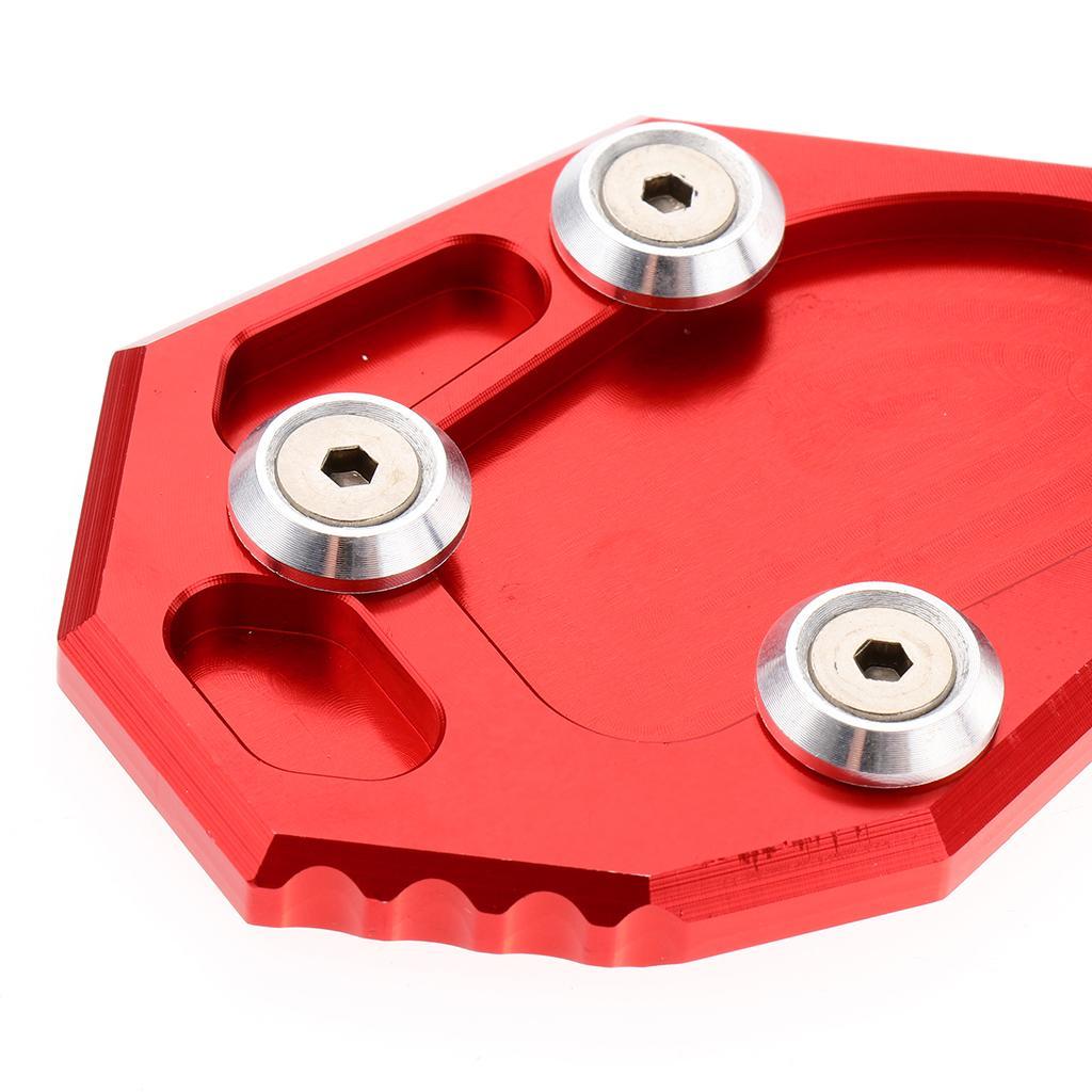 Motorcycle Kickstand Side Stand Extension Plate Pad for