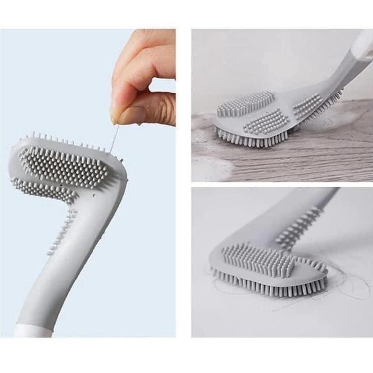 Cọ Toilet Silicon Chổi Chà Rửa Nhà Vệ Sinh Bồn Cầu Gắn Tường