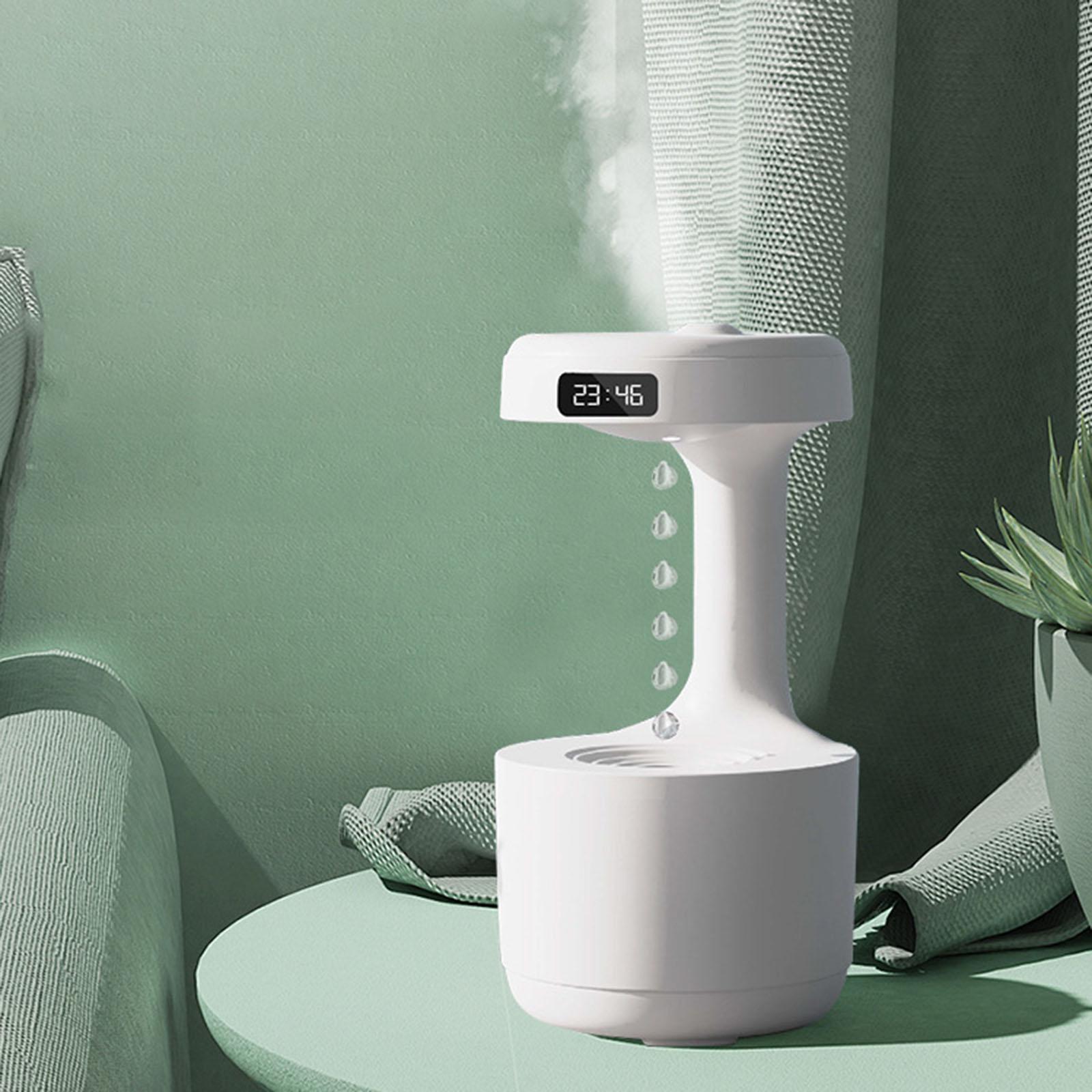 Portable Air Humidifier with Light and Water Droplet for Yoga Car Office