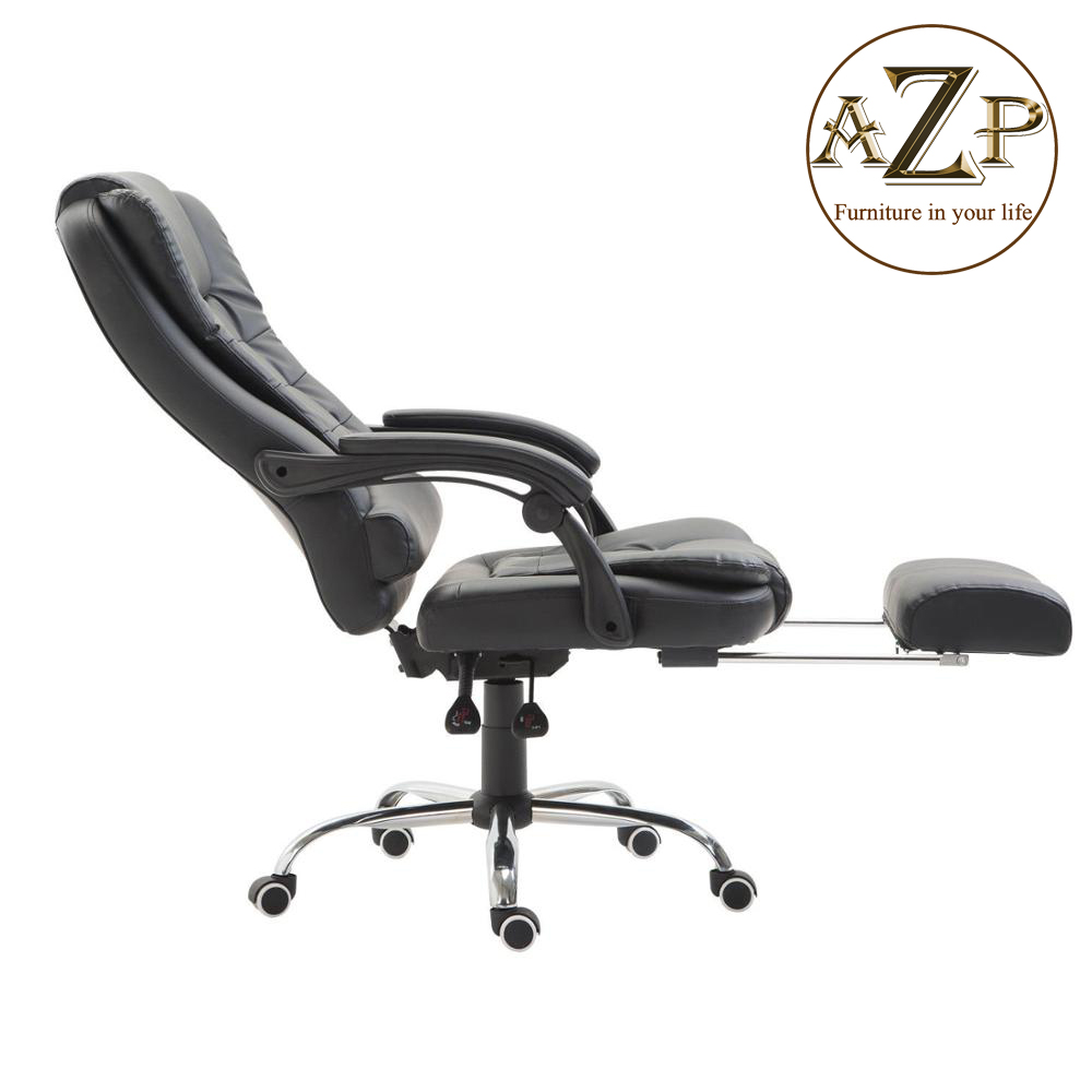 Ghế Giám Đốc, Ghế Văn Phòng  AZP FURNITURE Ergonomic AZP-9123 Kem - Nhóm Siêu Êm, Ngả Lưng relax tích hợp Massage