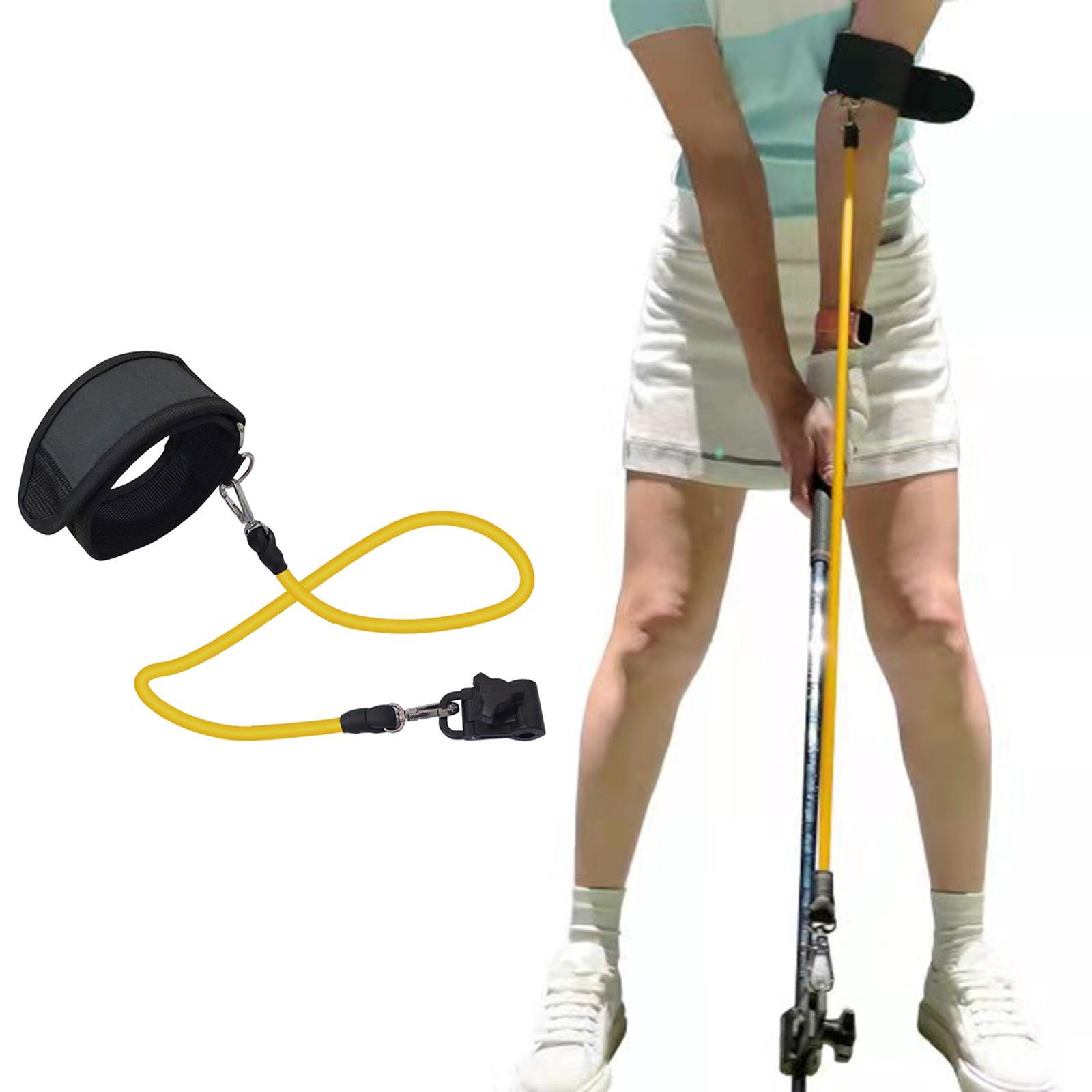 Golf Swing Trainer Elastic Resistance Rope Training Aid Indoor Outdoor