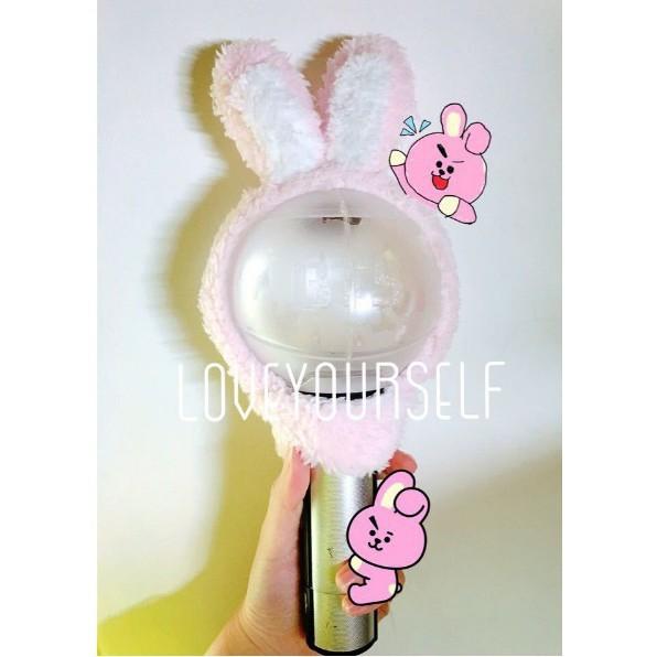 Nắp chụp lightstick in hình nhóm nhạc Hàn Quốc BTS Army