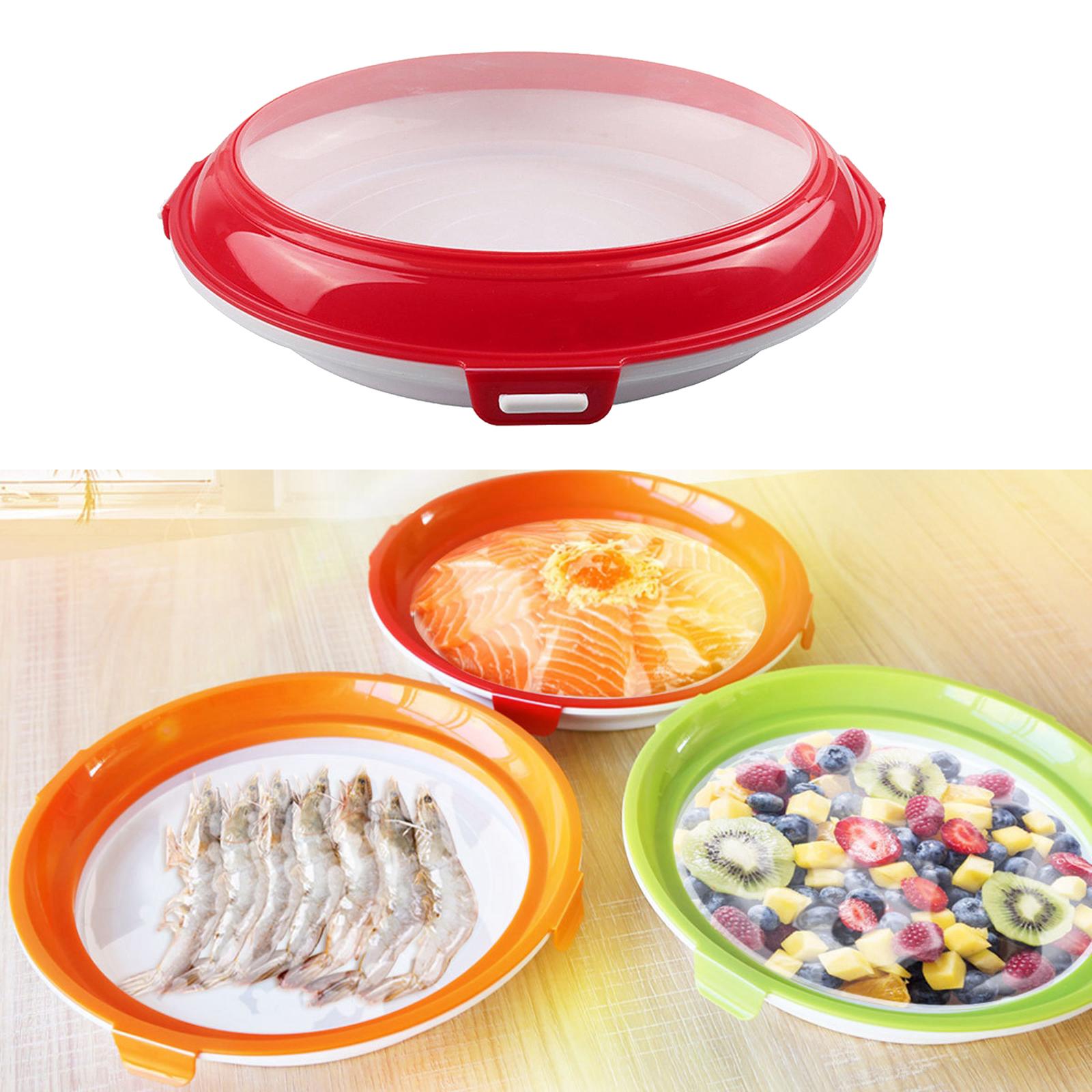 Food Preservation Tray Stackable Food Fresh Tray Fresh Tray Reusable Food Storage Container Dishwasher & Freezer Safe