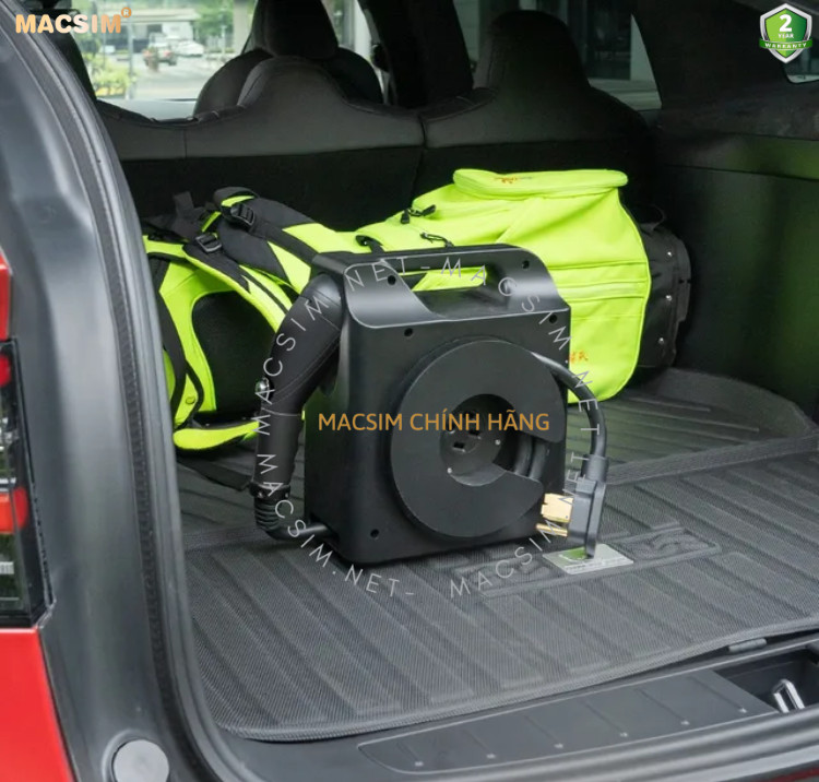 Sạc ô tô điện Vinfast VF8 ev - Sạc tại nhà - di động cao cấp 3,68KW (6-16A) chính hãng Macsim