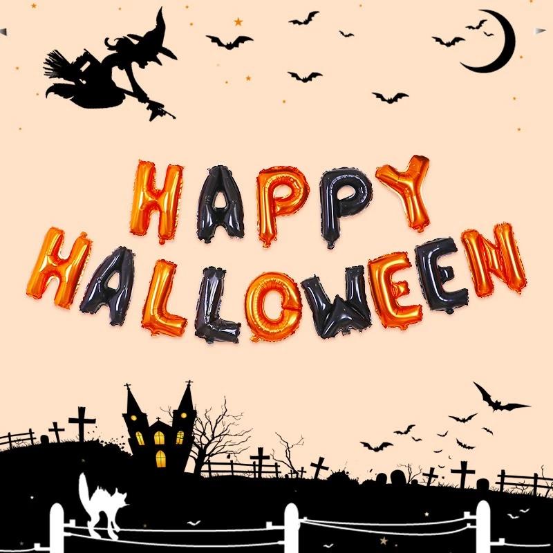 Bong Bóng Chữ Happy Halloween - WanLongDa T-155