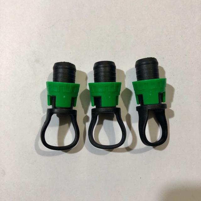 SET 3 CÁI CÚT BỊT NỐI NHANH DÙNG BỊT ĐẦU CUỐI DÂY TƯỚI NHỎ GIỌT,PHUN MƯA ỐNG 16mm