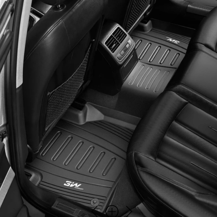 Thảm lót sàn xe ô tô Audi A4 2015+đến nay. Nhãn hiệu Macsim 3W chất liệu nhựa TPE đúc khuôn cao cấp..