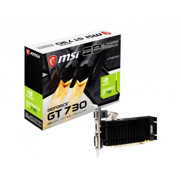 Card màn hình MSI GeForce GT 730 2G (N730K-2GD3H/LPV1) - Hàng chính hãng