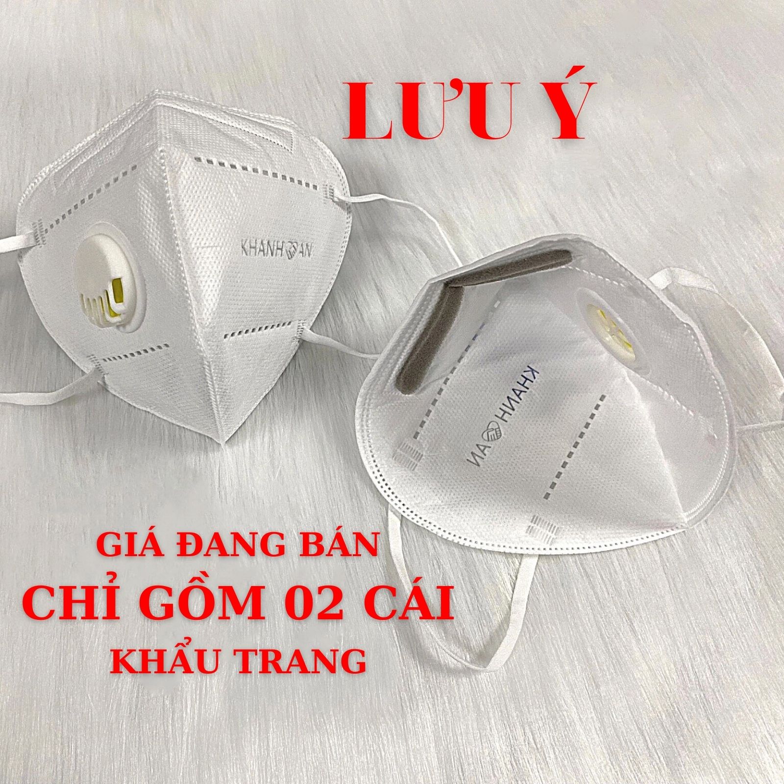 Khẩu trang y tế N95 có van thở Khánh An kháng khuẩn ngăn bụi mịn