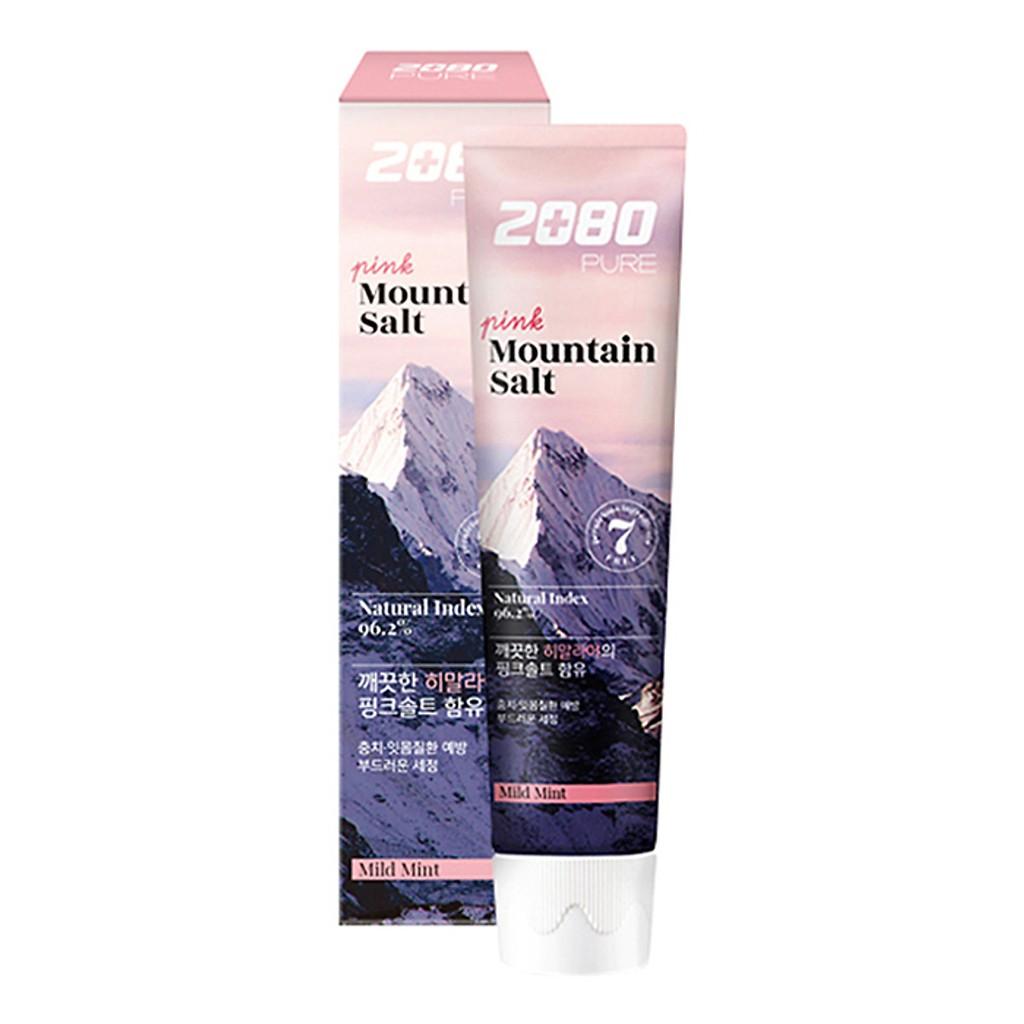 Kem đáng răng 2080 chống ê buốt, chắc răng tinh chất muối Hàn Quốc 160g - Tuýp hồng