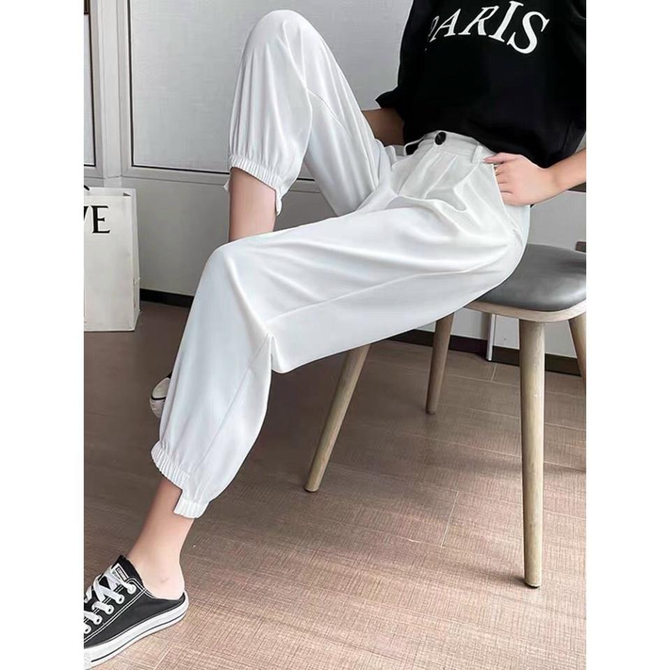 Quần baggy gấu lệch HOT TREND 2021 Quần jogger cá tính, năng động, trẻ trung cho mọi chị em